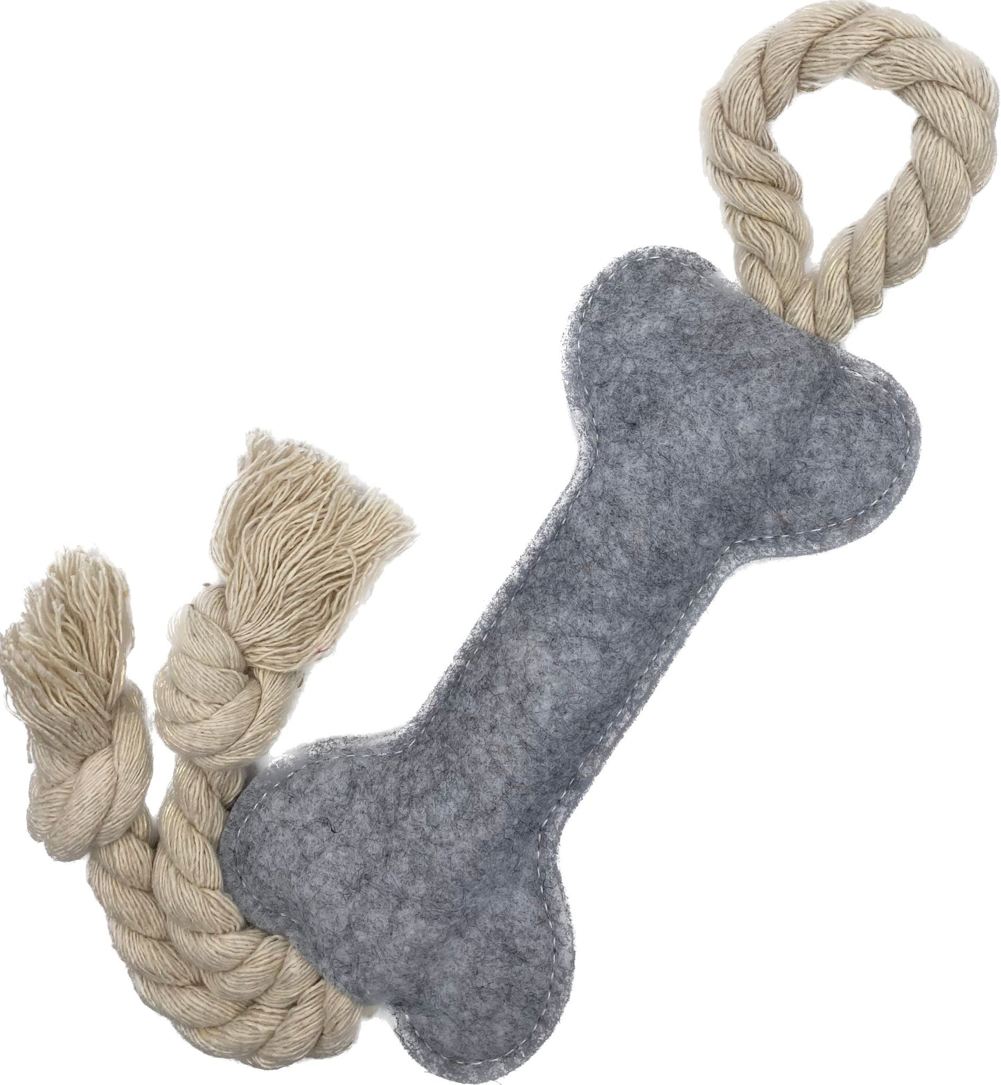 Minimalistisches Hundespielzeug in Form eines Knochen - Bonalie by Bo