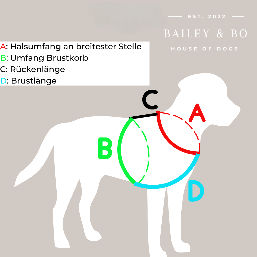 Brustgeschirr richtig messen 