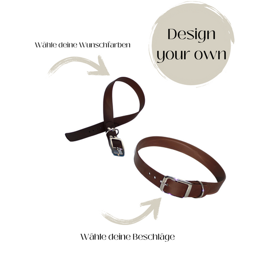 Design Your Own - Biothane Halsband - BonBon