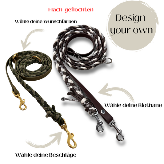 biothane paracord leine individuell