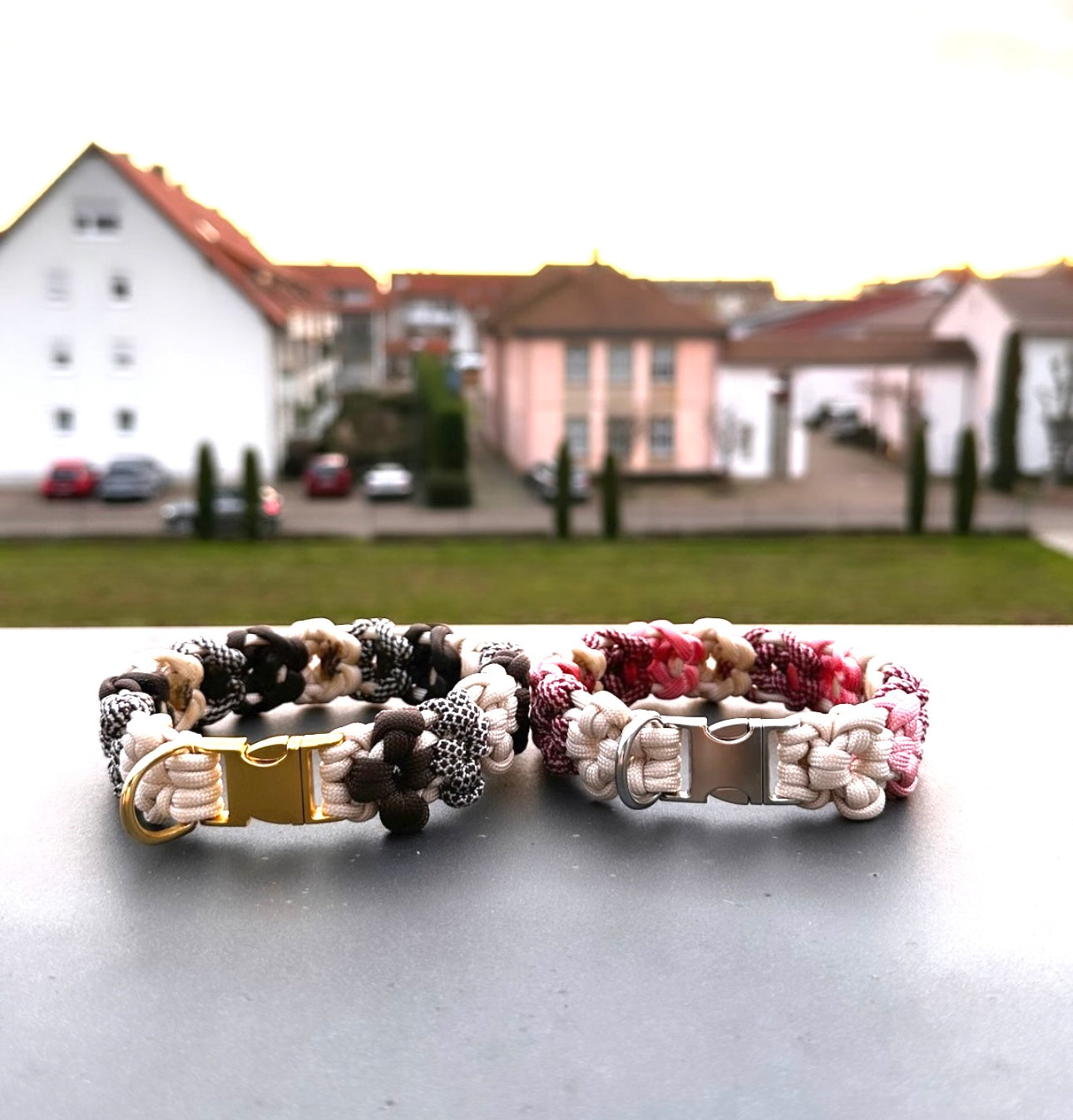 blumenhalsbänder kleine hunde paracord