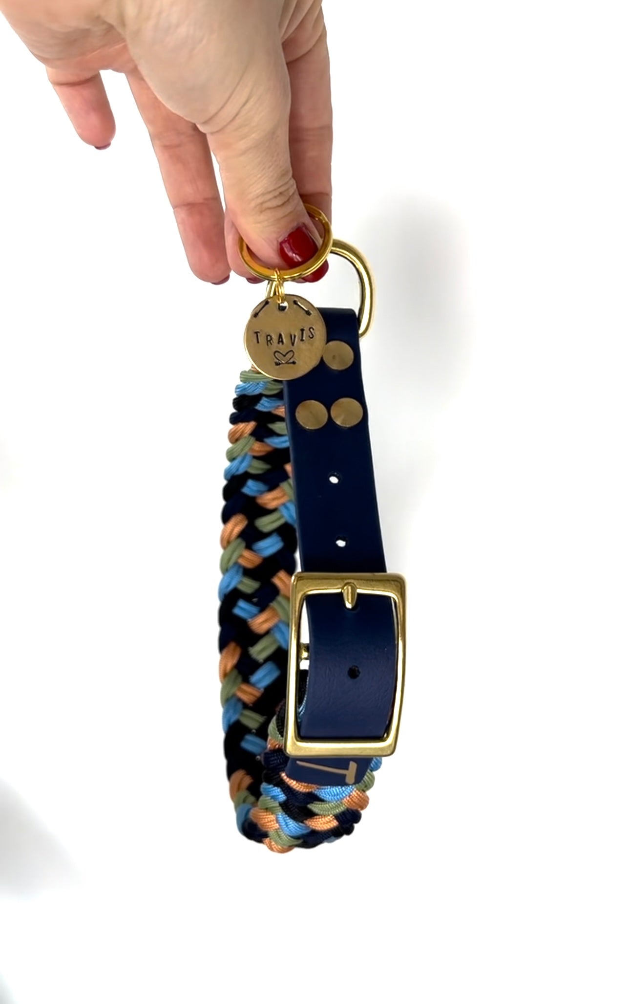 paracord halsband breit