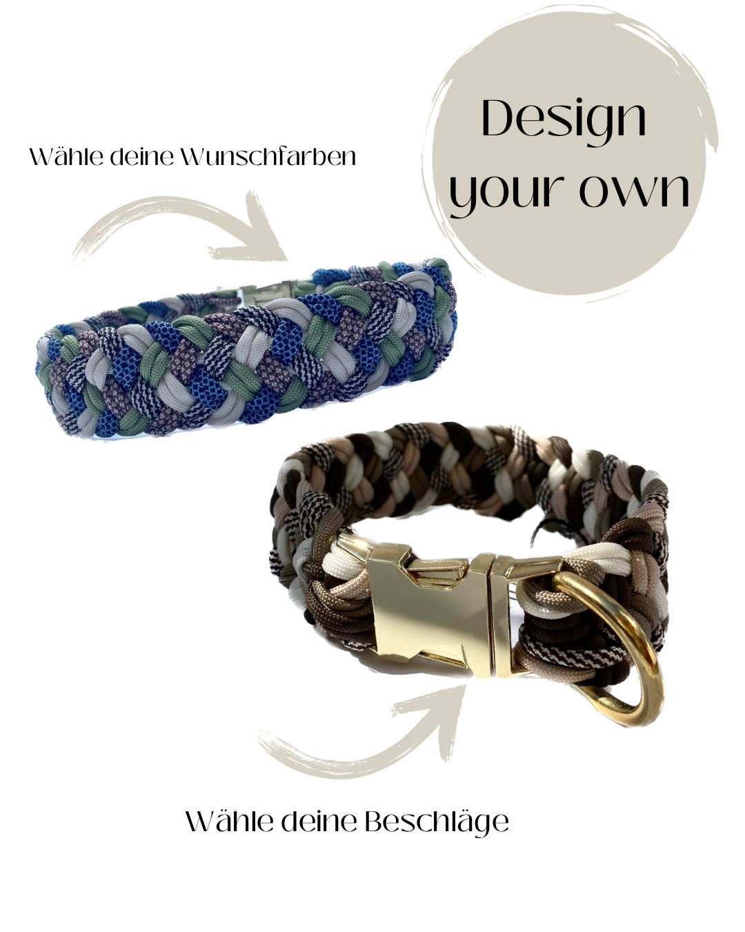 Design your Own breites Halsband - Bonalie by Bo