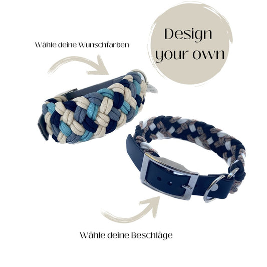 breites paraord hundehalsband